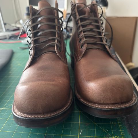 View photo of Viberg Service Boot in Horween Walnut Cypress