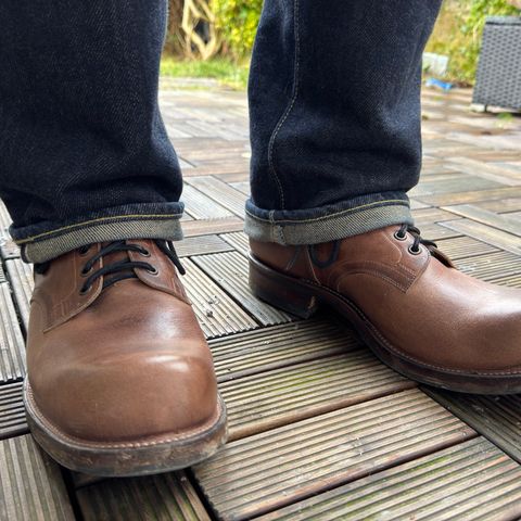 Viberg Service Boot in Horween Walnut Cypress
