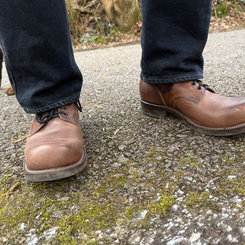 Viberg Service Boot in Horween Walnut Cypress
