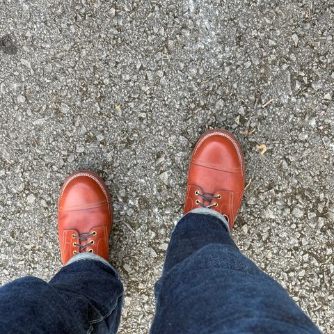 Iron Boots Pitman in Maryam Light Brown Washed Horsehide