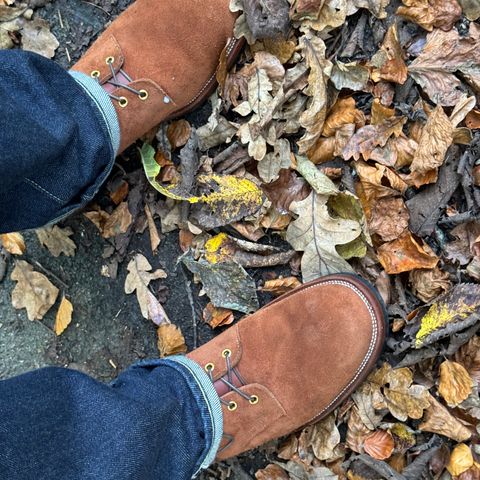 Iron Boots The Chosen One in S.B. Foot Dune Roughout Suede
