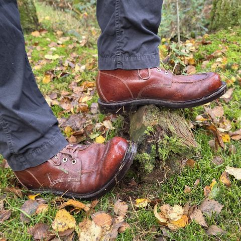 Grant Stone Brass Boot in Badalassi Carlo Tobacco Minerva