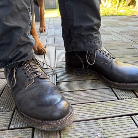 Viberg Boondocker in Maryam Black Horsebutt