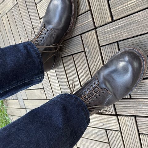 Viberg Boondocker in Maryam Black Horsebutt