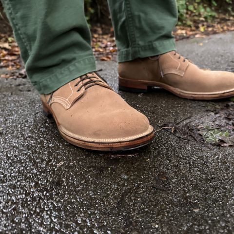 View photo of Viberg Boondocker in Horween Marine Field Roughout