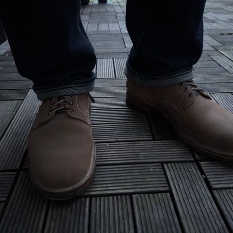 View photo of Viberg Boondocker in Horween Marine Field Roughout