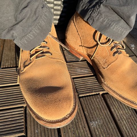 Viberg Boondocker in Horween Marine Field Roughout