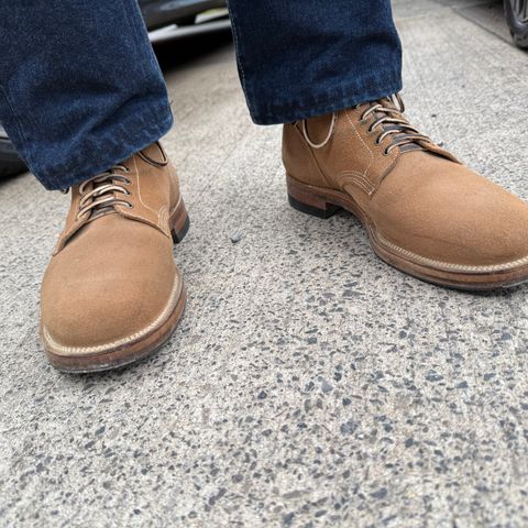 Viberg Boondocker in Horween Marine Field Roughout