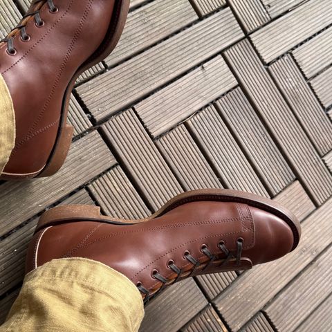 Clinch Gary Boots in Maryam Brown Horsebutt