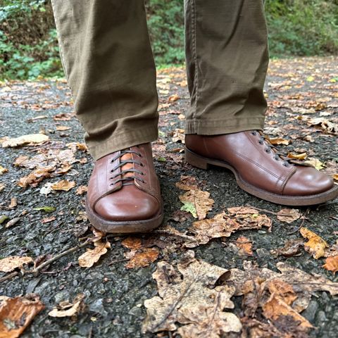 Clinch Gary Boots in Maryam Brown Horsebutt
