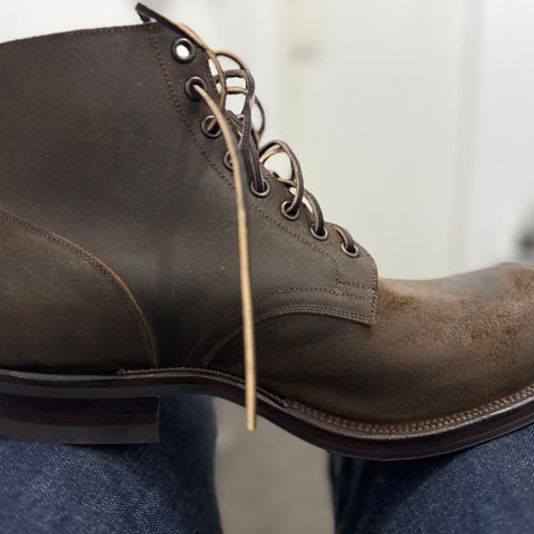 View photo of Viberg Service Boot in C.F. Stead Coyote Waxy Commander