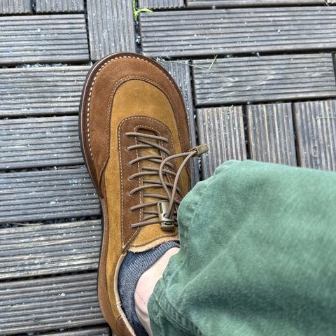 Turriff Functional Footwear C-02 Anatomical Outdoor Trail Shoe in C.F. Stead Chocolate Repello Calf Suede