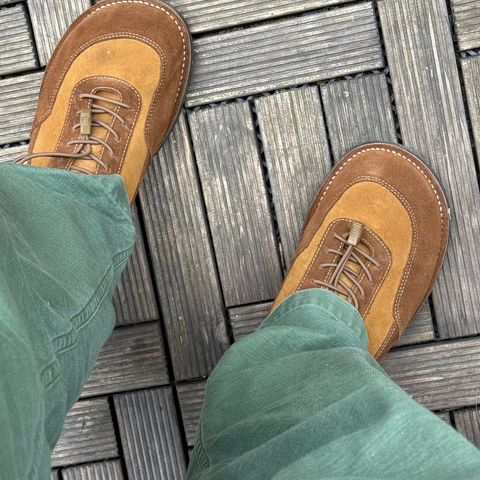 Turriff Functional Footwear C-02 Anatomical Outdoor Trail Shoe in C.F. Stead Chocolate Repello Calf Suede