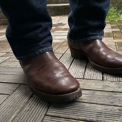 Clinch Engineer Boots 11-Inch Height in Brown-Overdyed Horsebutt