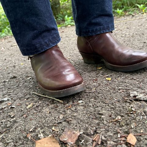 Clinch Engineer Boots 11-Inch Height in Brown-Overdyed Horsebutt