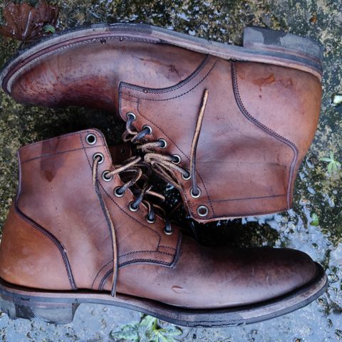 View photo of Viberg Service Boot in Maryam Toscanello Horsebutt