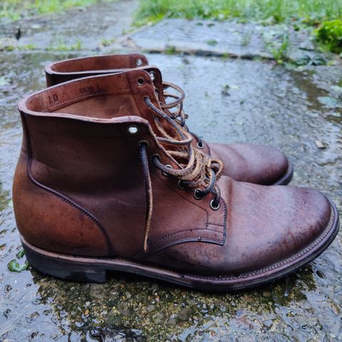 View photo of Viberg Service Boot in Maryam Toscanello Horsebutt