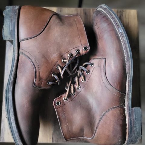 View photo of Viberg Service Boot in Maryam Toscanello Horsebutt