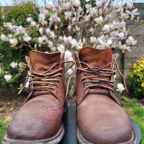 View photo of Viberg Service Boot in Maryam Toscanello Horsebutt