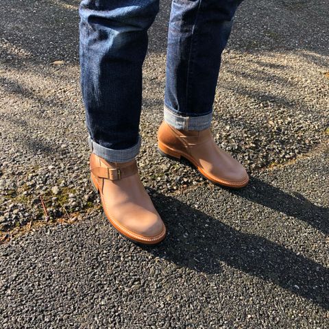 John Lofgren Wabash Engineer Boots in Natural