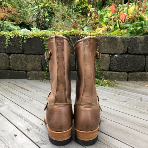 John Lofgren Wabash Engineer Boots in Natural