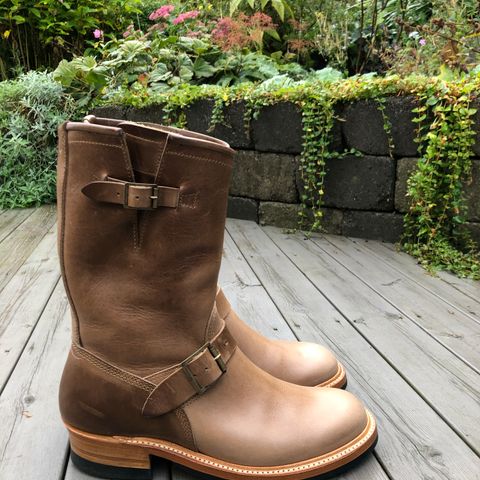 John Lofgren Wabash Engineer Boots in Natural