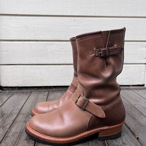 John Lofgren Wabash Engineer Boots in Natural
