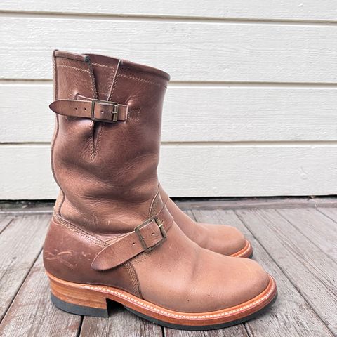 John Lofgren Wabash Engineer Boots in Natural