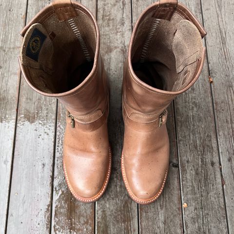 John Lofgren Wabash Engineer Boots in Natural