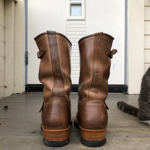 John Lofgren Wabash Engineer Boots in Natural
