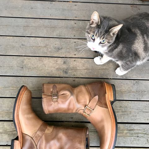 John Lofgren Wabash Engineer Boots in Natural