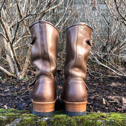 John Lofgren Wabash Engineer Boots in Natural