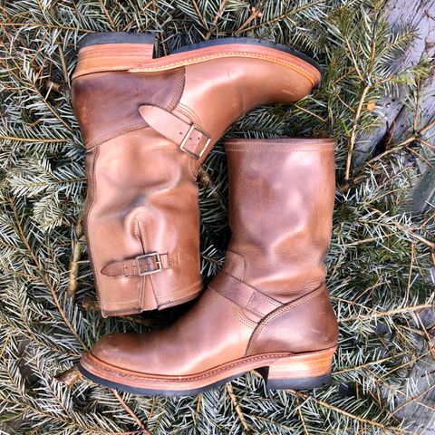 John Lofgren Wabash Engineer Boots in Natural
