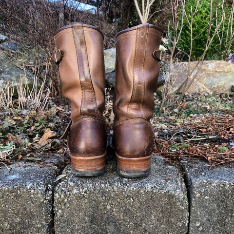 John Lofgren Wabash Engineer Boots in Natural