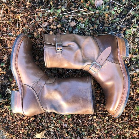 John Lofgren Wabash Engineer Boots in Natural