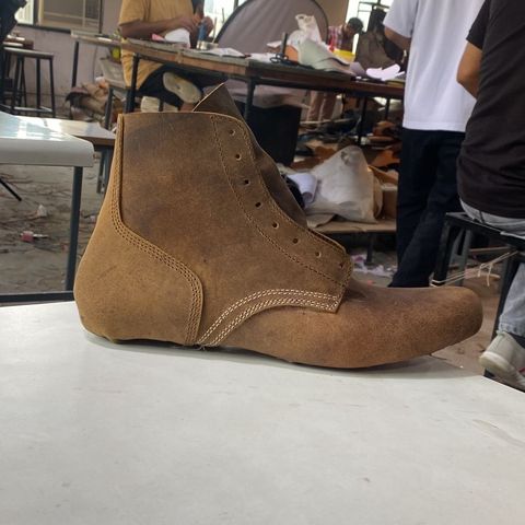 Craft & Glory Service Boot in Full Grain Waxed Water Buffalo