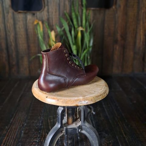 Craft & Glory Service Boot in Full Grain Waxed Water Buffalo