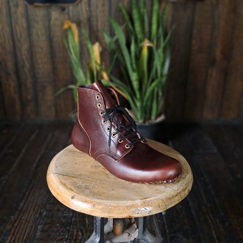 Craft & Glory Service Boot in Full Grain Waxed Water Buffalo