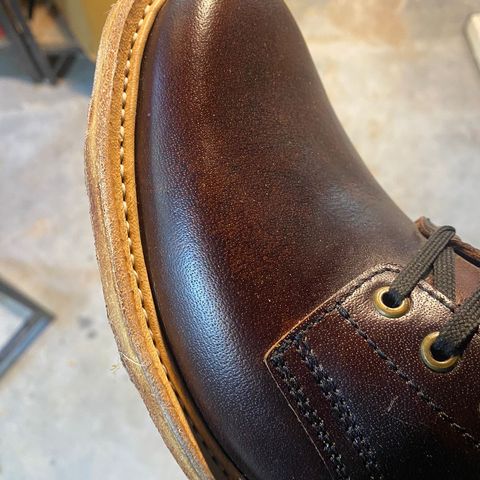 Craft & Glory Service Boot in Full Grain Waxed Water Buffalo