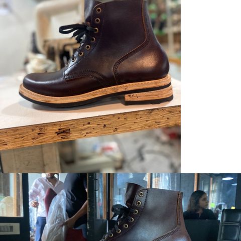Craft & Glory Service Boot in Full Grain Waxed Water Buffalo