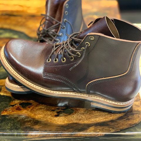 Craft & Glory Service Boot in Full Grain Waxed Water Buffalo