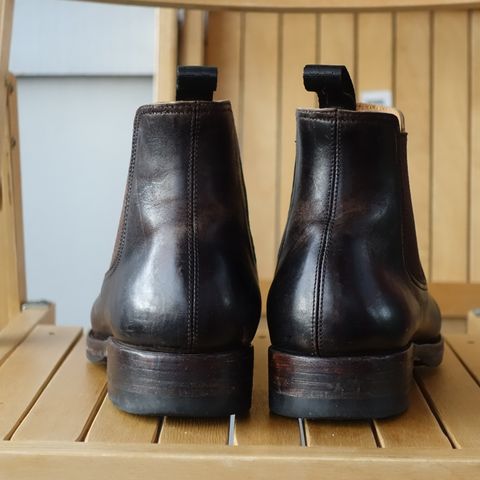 View photo of Briselblack The Seventh Chelsea Boot in Maryam Brown Horsebutt