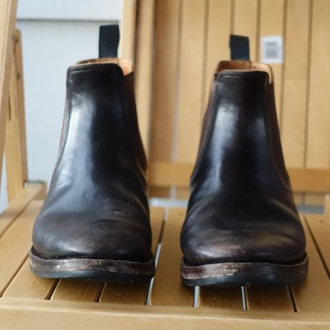 View photo of Briselblack The Seventh Chelsea Boot in Maryam Brown Horsebutt