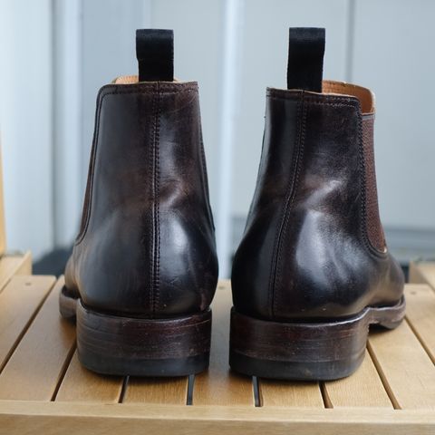 View photo of Briselblack The Seventh Chelsea Boot in Maryam Brown Horsebutt