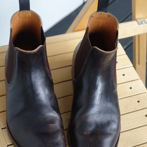 View photo of Briselblack The Seventh Chelsea Boot in Maryam Brown Horsebutt