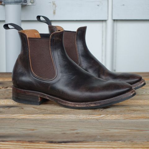 View photo of Briselblack The Seventh Chelsea Boot in Maryam Brown Horsebutt