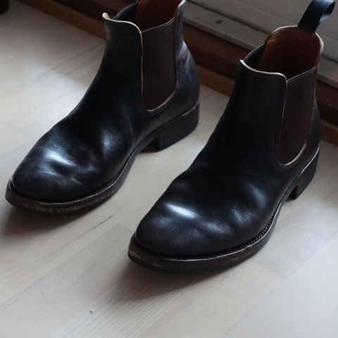 View photo of Briselblack The Seventh Chelsea Boot in Maryam Brown Horsebutt