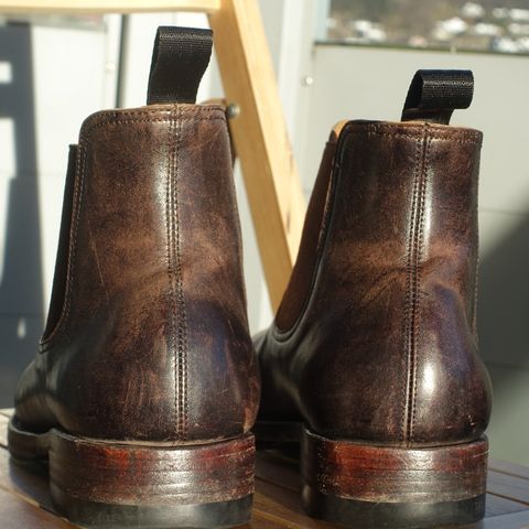 View photo of Briselblack The Seventh Chelsea Boot in Maryam Brown Horsebutt