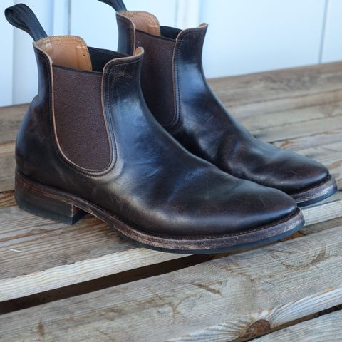 View photo of Briselblack The Seventh Chelsea Boot in Maryam Brown Horsebutt