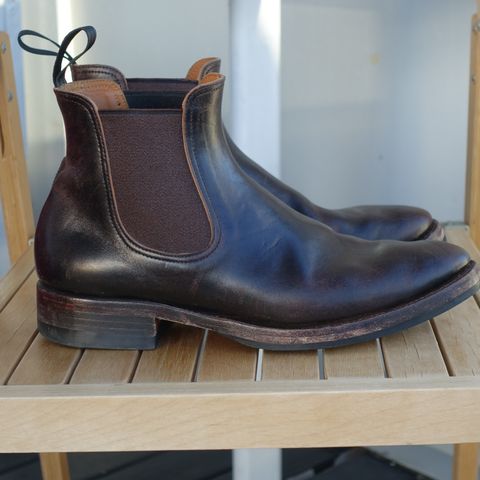 View photo of Briselblack The Seventh Chelsea Boot in Maryam Brown Horsebutt